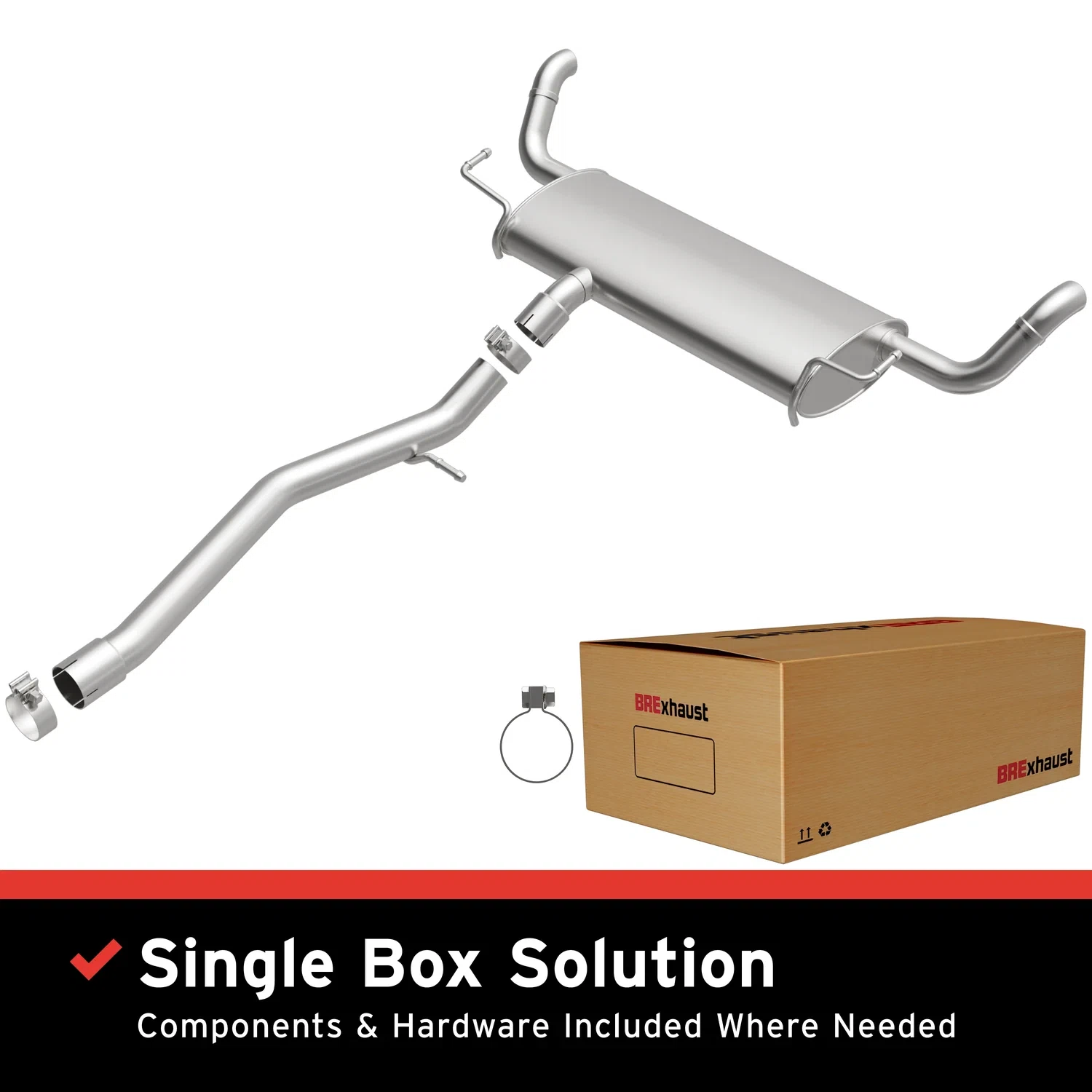 Fits 2012-2016 Cadillac SRX 3.6L Direct-Fit Replacement Exhaust System